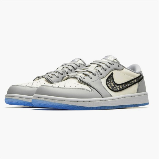 PK Sneakers Jordan 1 Retro Low Dr Grey/Black-Sail CN8608-002