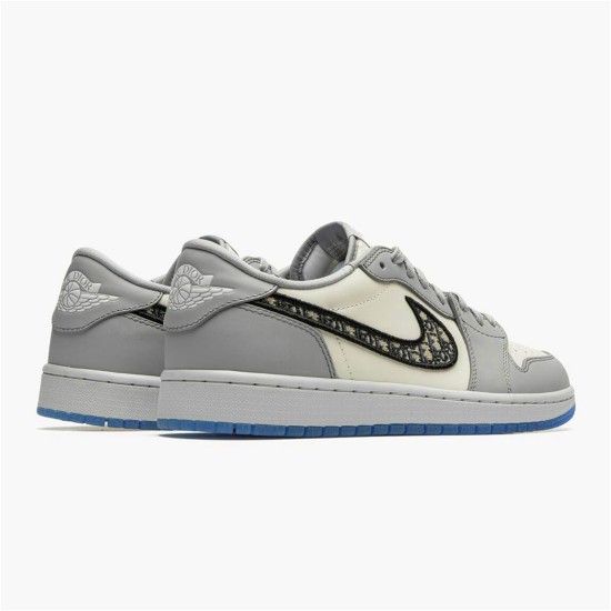 PK Sneakers Jordan 1 Retro Low Dr Grey/Black-Sail CN8608-002