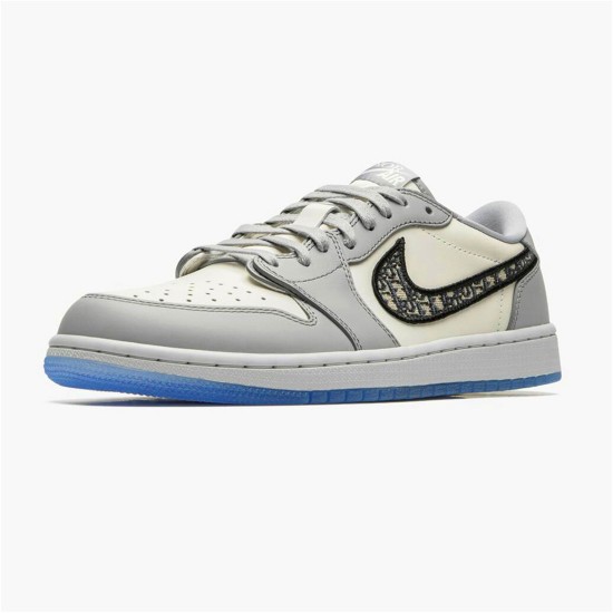 PK Sneakers Jordan 1 Retro Low Dr Grey/Black-Sail CN8608-002