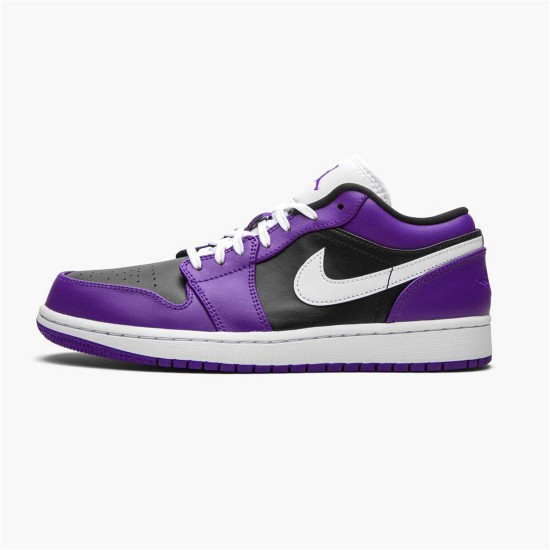 PK Sneakers Jordan 1 Low Court Purple Black Court Purple/Black-White 553558-501