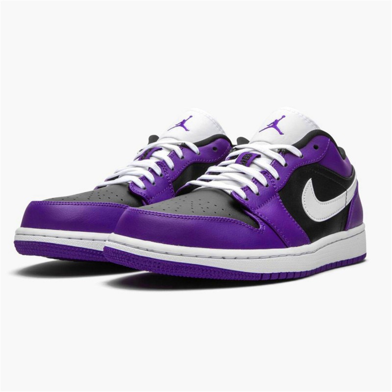 PK Sneakers Jordan 1 Low Court Purple Black Court Purple/Black-White 553558-501