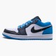 PK Sneakers Jordan 1 Low Laser Blue Black/Black-Laser Blue-White CK3022-004