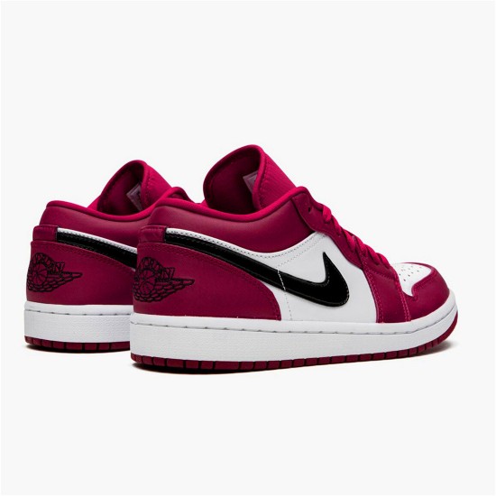 PK Sneakers Jordan 1 Low Noble Red Noble Red/Black-White-Noble Red 553558-604