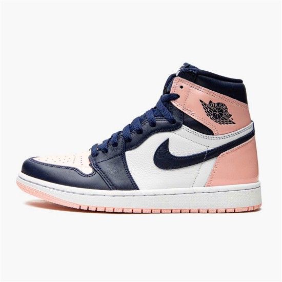 PK Sneakers Jordan 1 Retro High OG Atmosphere (W) Atmosphere/White-Laser Pink-Obsidian DD9335-641