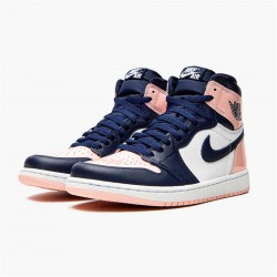 PK Sneakers Jordan 1 Retro High OG Atmosphere (W) Atmosphere/White-Laser Pink-Obsidian DD9335-641