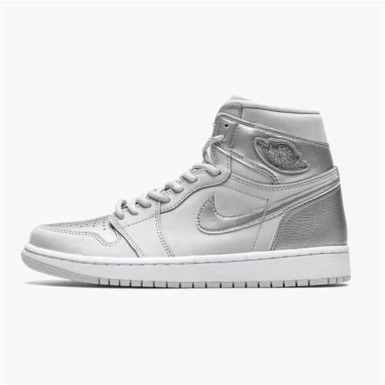 PK Sneakers Jordan 1 Retro High CO Japan Neutral Grey (2020) Neutral Grey/Metallic Silver-White DC1788-029