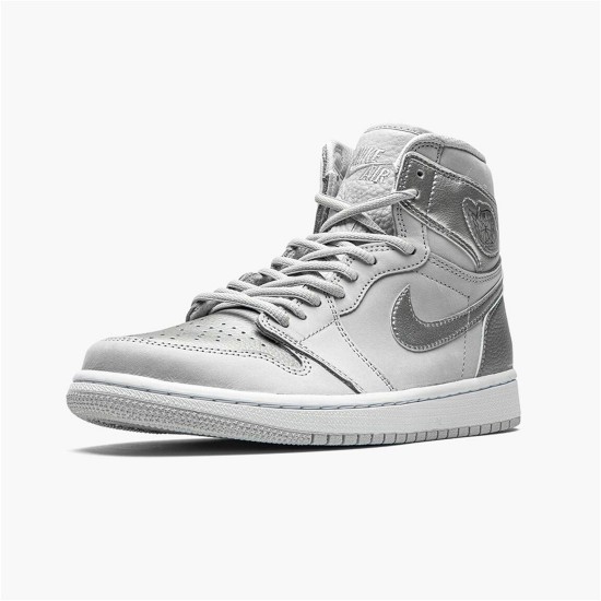 PK Sneakers Jordan 1 Retro High CO Japan Neutral Grey (2020) Neutral Grey/Metallic Silver-White DC1788-029