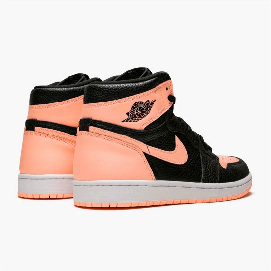 PK Sneakers Jordan 1 Retro High Black Crimson Tint Black/Crimson Tint-White-Hyper Pink-Mystic Green 555088-081