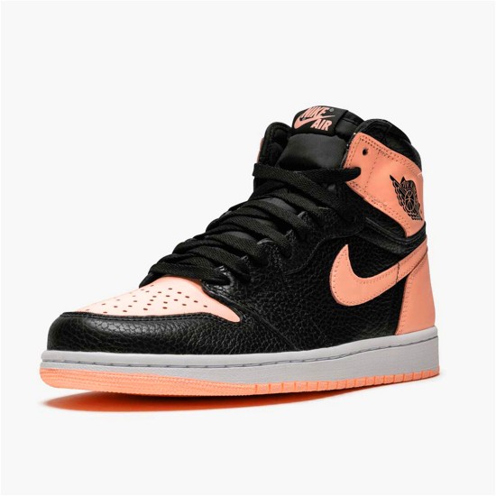 PK Sneakers Jordan 1 Retro High Black Crimson Tint Black/Crimson Tint-White-Hyper Pink-Mystic Green 555088-081