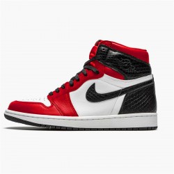 PK Sneakers Jordan 1 Retro High Satin Snake Chicago (W) Gym Red/White-Black CD0461-601