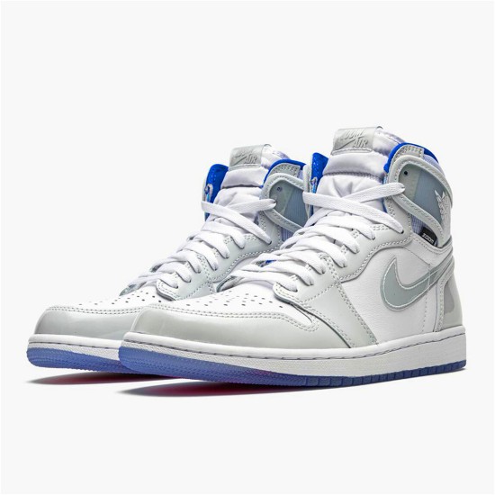 PK Sneakers Jordan 1 Retro High Zoom White Racer Blue White/Racer Blue-White CK6637-104