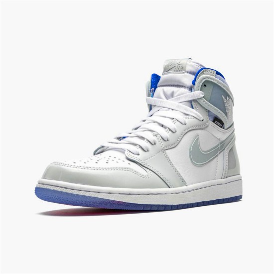 PK Sneakers Jordan 1 Retro High Zoom White Racer Blue White/Racer Blue-White CK6637-104