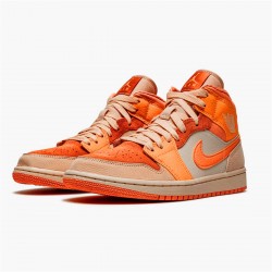 PK Sneakers Jordan 1 Mid Apricot Orange (W) Atomic Orange/Apricot Agate-Terra Blush DH4270-800