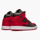 PK Sneakers Jordan 1 Mid Banned (2020) Black/University Red-Black-Whit 554724-074