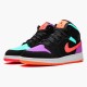 PK Sneakers Jordan 1 Mid Multi-Color (GS) Black/Multi-Color 554725-083