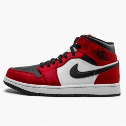 PK Sneakers Jordan 1 Mid Chicago Toe Black/Gym Red-White 554724-069