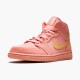 PK Sneakers Jordan 1 Mid Coral Gold Coral Stardust/Club Gold-Coral Stardust 852542-600