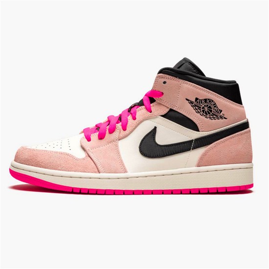 PK Sneakers Jordan 1 Mid Crimson Tint Crimson Tint/Hyper Pink-Black-Sail 852542-801