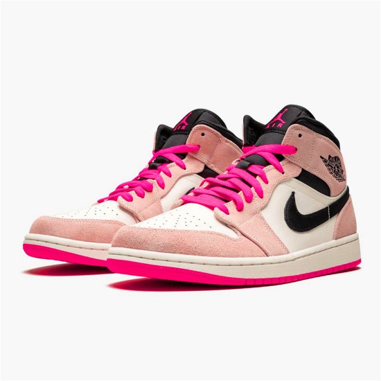 PK Sneakers Jordan 1 Mid Crimson Tint Crimson Tint/Hyper Pink-Black-Sail 852542-801