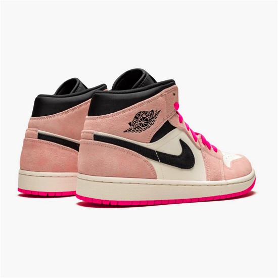 PK Sneakers Jordan 1 Mid Crimson Tint Crimson Tint/Hyper Pink-Black-Sail 852542-801