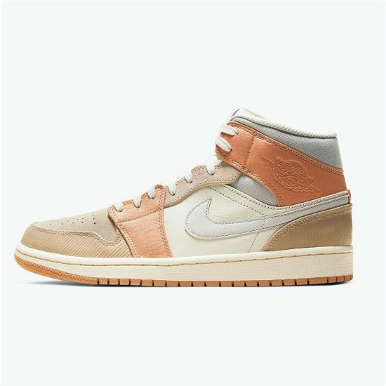 PK Sneakers Jordan 1 Mid Milan Sail/Light Bone-String-Shimmer CV3044-100