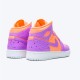 PK Sneakers Jordan 1 Mid SE GS Atomic Pulse Orange Pulse/Atomic Violet/Laser Crimson/Voltage Purple/White AV5174-800