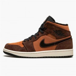 PK Sneakers Jordan 1 Mid SE Dark Chocolate Dark Chocolate/Archaeo Brown/Black/Crimson Bliss DC7294-200