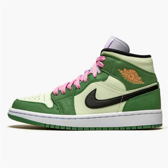 PK Sneakers Jordan 1 Mid Dutch Green (W) Dutch Green/Black-Barely Green CZ0774-300