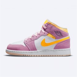 PK Sneakers Jordan 1 Mid SE Arctic Pink (GS) Light Arctic Pink/University Gold-White DC9517-600