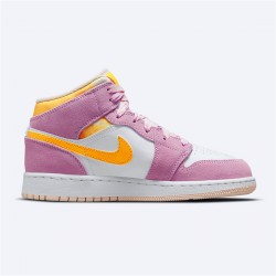 PK Sneakers Jordan 1 Mid SE Arctic Pink (GS) Light Arctic Pink/University Gold-White DC9517-600