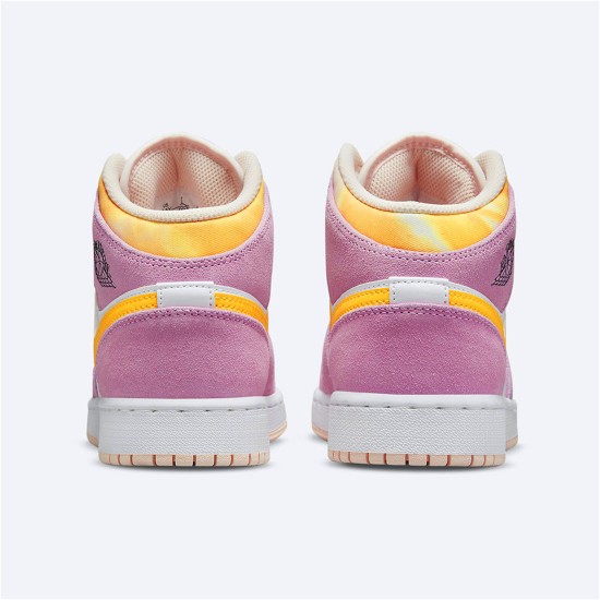 PK Sneakers Jordan 1 Mid SE Arctic Pink (GS) Light Arctic Pink/University Gold-White DC9517-600