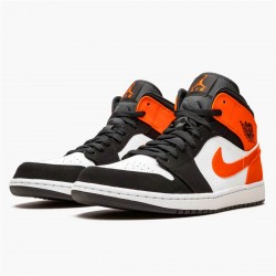 PK Sneakers Jordan 1 Mid Shattered Backboard Black/White-Starfish 554724-058