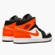 PK Sneakers Jordan 1 Mid Shattered Backboard Black/White-Starfish 554724-058