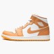 PK Sneakers Jordan 1 Mid Tan Gum Hemp/Gum Yellow/White 554724-271