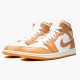 PK Sneakers Jordan 1 Mid Tan Gum Hemp/Gum Yellow/White 554724-271