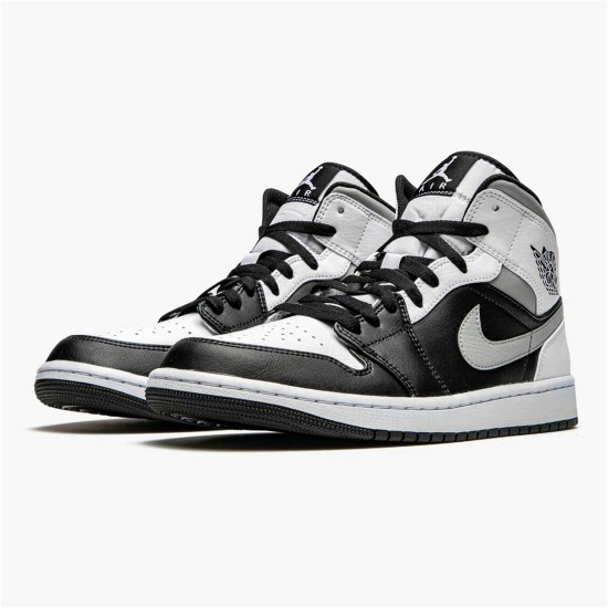 PK Sneakers Jordan 1 Mid White Shadow Black/Medium Grey-White 554724-073