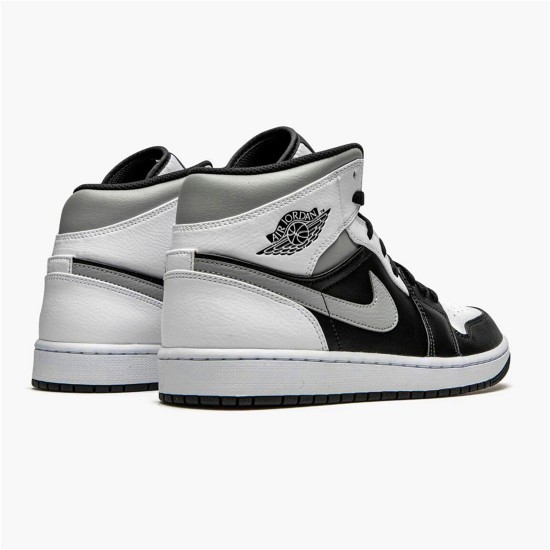 PK Sneakers Jordan 1 Mid White Shadow Black/Medium Grey-White 554724-073