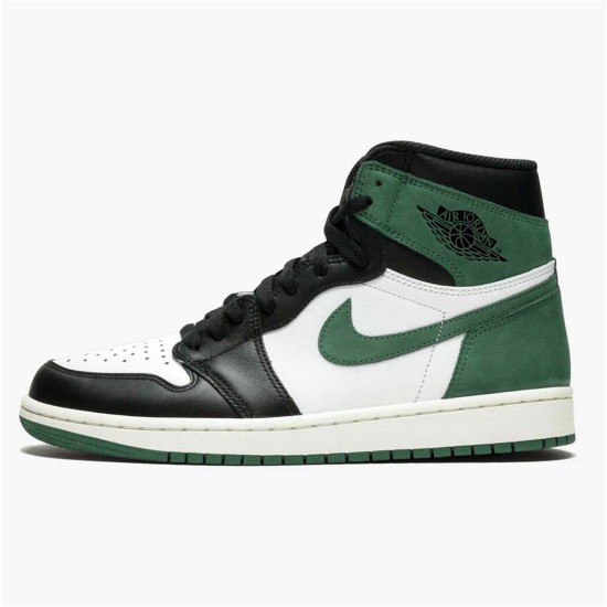 PK Sneakers Jordan 1 Retro High Clay Green Summit White/Clay Green-Black 555088-135