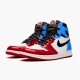 PK Sneakers Jordan 1 Retro High Fearless UNC Chicago White/University Blue-Varsity Red-Black CK5666-100