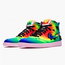 PK Sneakers Jordan 1 Retro High J Balvin Multi-Color/Black-Pink Foam-Multi-Color DC3481-900