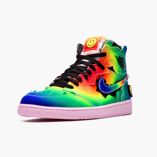 PK Sneakers Jordan 1 Retro High J Balvin Multi-Color/Black-Pink Foam-Multi-Color DC3481-900