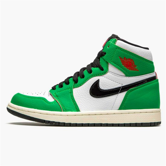 PK Sneakers Jordan 1 Retro High Lucky Green (W) Lucky Green/White-Sail-Black DB4612-300