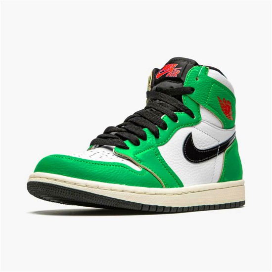 PK Sneakers Jordan 1 Retro High Lucky Green (W) Lucky Green/White-Sail-Black DB4612-300