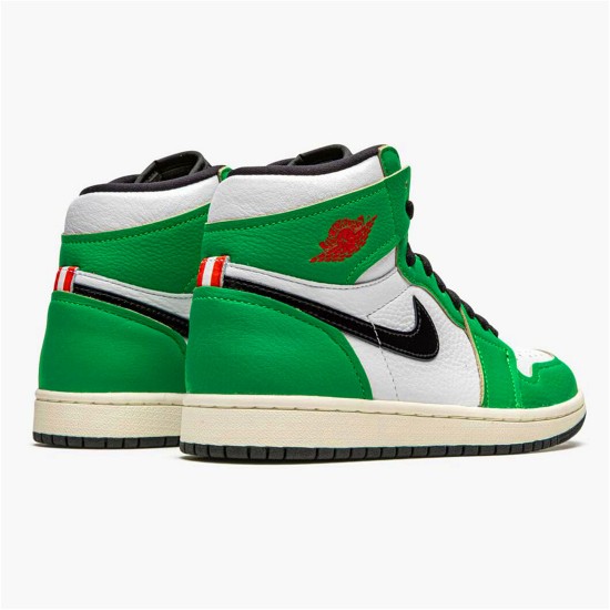 PK Sneakers Jordan 1 Retro High Lucky Green (W) Lucky Green/White-Sail-Black DB4612-300