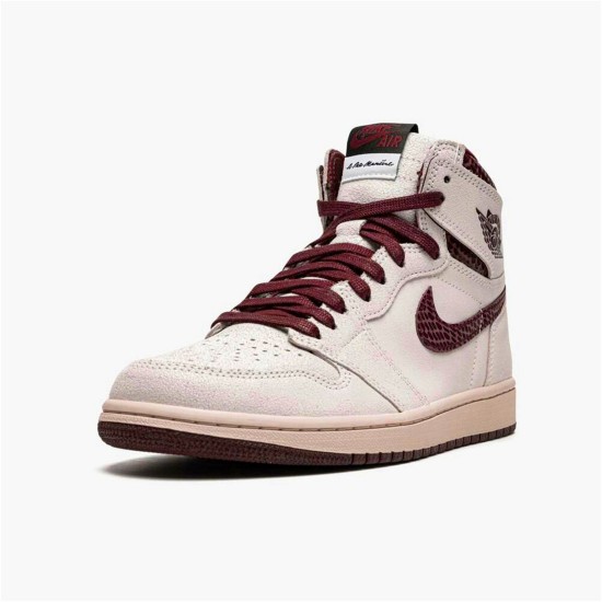 PK Sneakers Jordan 1 Retro High OG A Ma Maniére Sail/Burgundy Crush DO7097-100