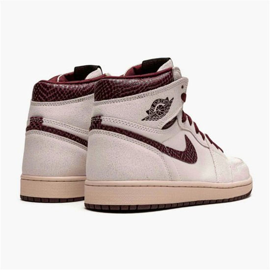 PK Sneakers Jordan 1 Retro High OG A Ma Maniére Sail/Burgundy Crush DO7097-100