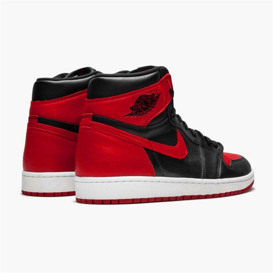 PK Sneakers Jordan 1 Retro High Bred Banned (2016) Black/Varsity Red-White 555088-001