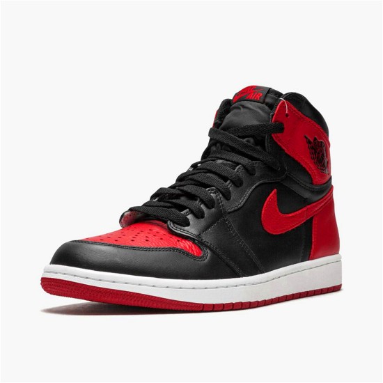 PK Sneakers Jordan 1 Retro High Bred Banned (2016) Black/Varsity Red-White 555088-001