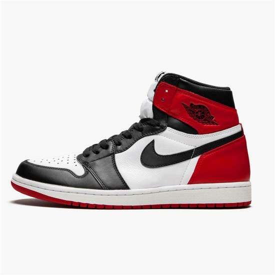 PK Sneakers Jordan 1 Retro Black Toe (2016) White/Varsity Red/Black 555088-125