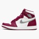 PK Sneakers Jordan 1 Retro High OG Bordeaux Bordeaux/White-Metallic Silver 555088-611